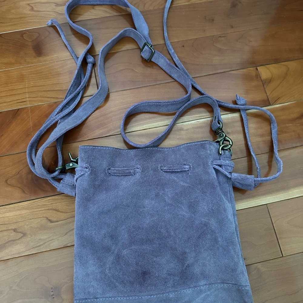 Free People Purple Crossbody Bag
